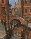 1026 Sun and shade, Venice  10 x 8 inches (click to enlarge)