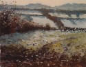 1041 Morning frost, Dorset  8 x 10 inches (click to enlarge)