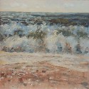 1057 Rough sea 12 x 12 inches (click to enlarge)