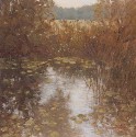1080 Quiet pool, River Stour  16 x 16 inches (click to enlarge)