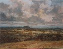 1048 High view above Dorset 14 x 18 inches (click to enlarge)
